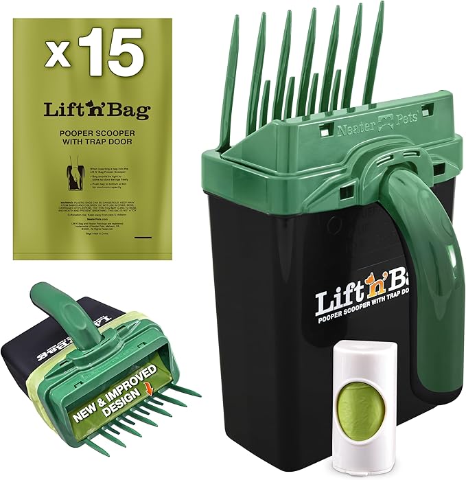 Neater Pet Brands Lift N’ Bag 2.0 Dog Pooper Scooper by NeaterPetBrands