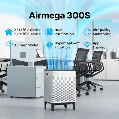 Coway Airmega 300S App-Enabled Smart Air Purifier, True HEPA Air Purifier - Image 2