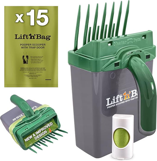 Neater Pet Brands Lift N’ Bag 2.0 Dog Pooper Scooper by NeaterPetBrands