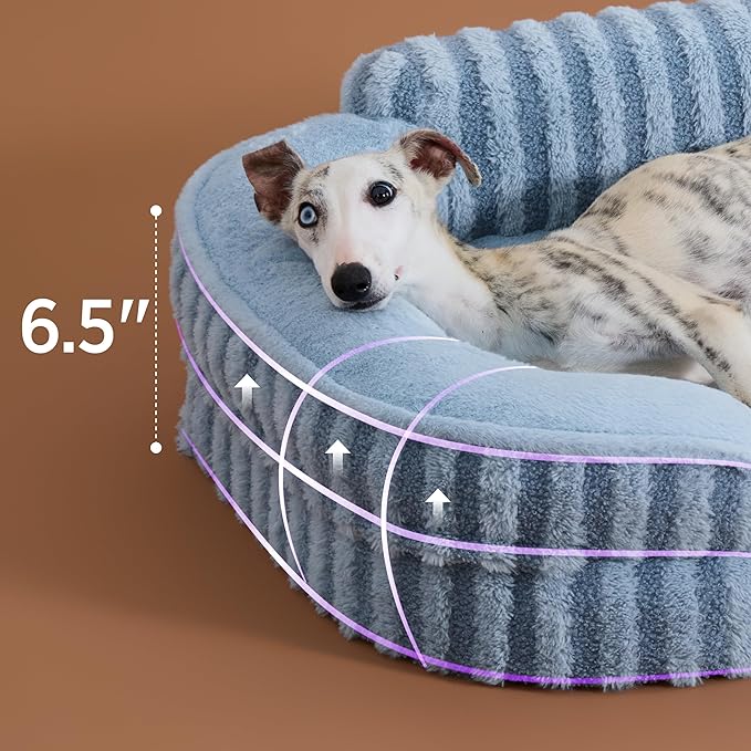 LE SURE Cute Dog Bed Medium Size Dog, Orthopedic Waterproof Medium Pet Beds - Image 2
