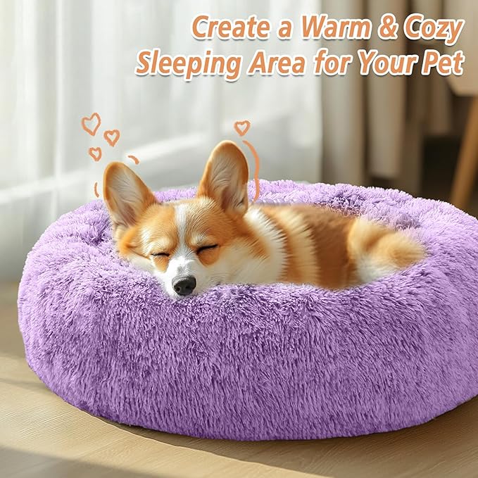 JOLLYVOGUE Calming Dog Bed for Small Dogs - Image 4