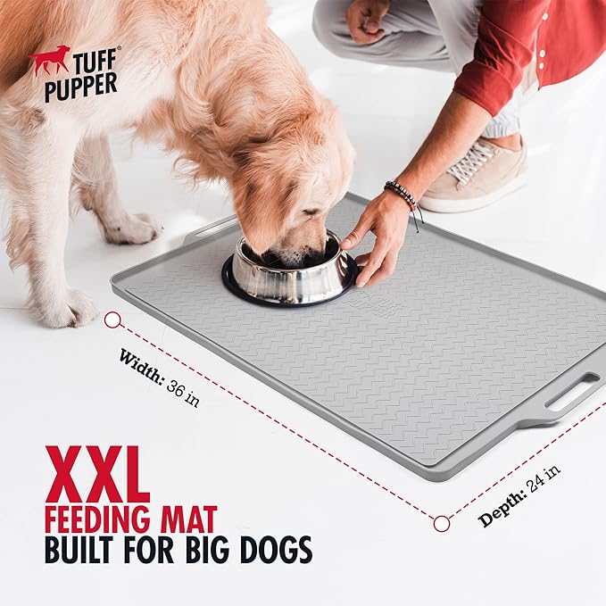 Tuff Pupper XXL Dog Feeding Mat 36x24 - Image 2