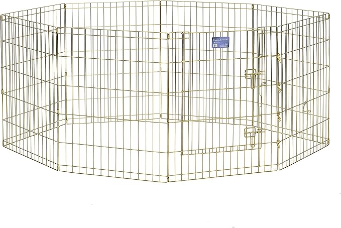 MidWest Homes for Pets Folding Metal Puppy / Dog Exercise Pen, Indoor/Outdoor - Image 2
