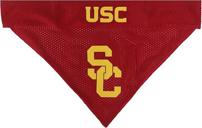 Pets First Collegiate Pet Accessories, Reversible Bandana, USC Trojans - Image 3