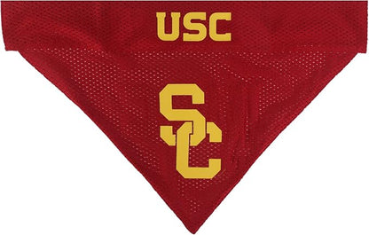 Pets First Collegiate Pet Accessories, Reversible Bandana, USC Trojans - Image 3