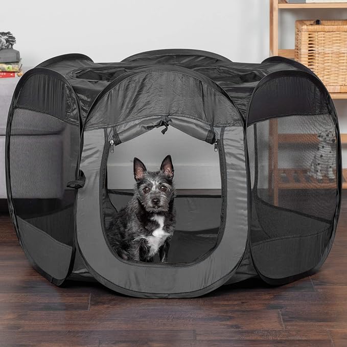 Furhaven Portable Dog Playpen Cat Tent, Pet playground, Kennel foldable indoor - Image 3
