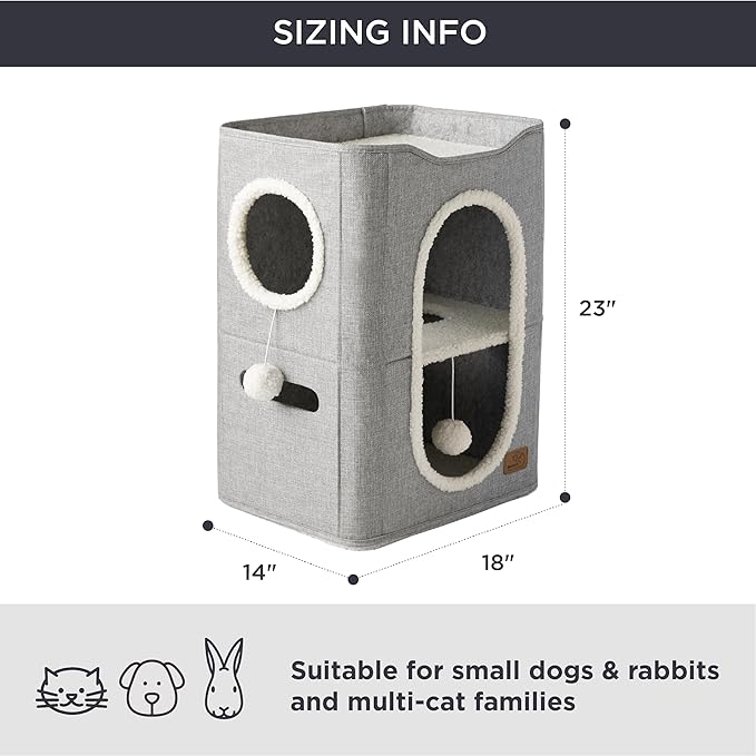 Bedsure 2 Story Cat House - Image 6