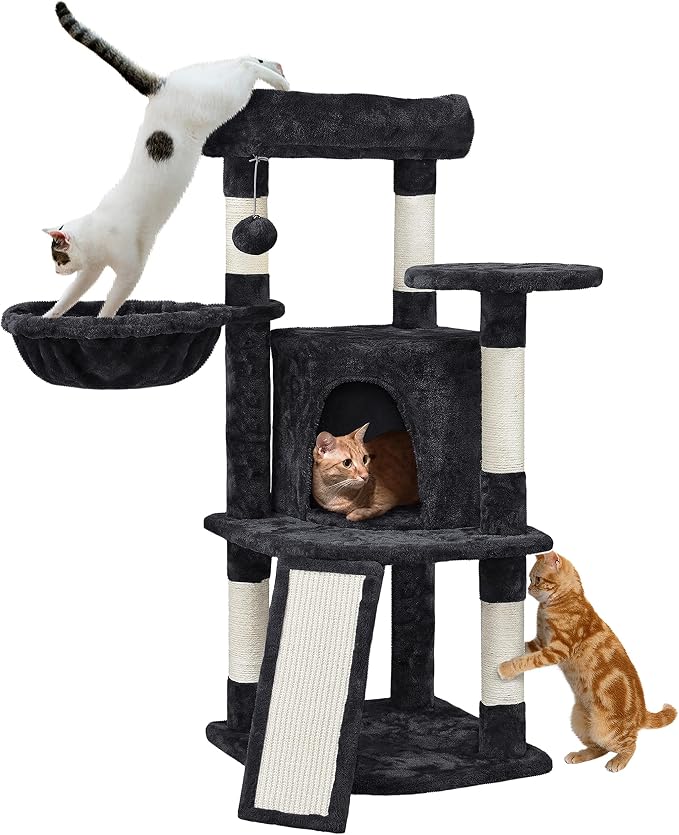 Yaheetech Cat Tree, 42in Cat Tower by Yaheetech