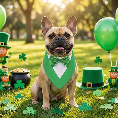ADOGGYGO St.Patrick's Day Dog Tuxedo Bandana - Image 3