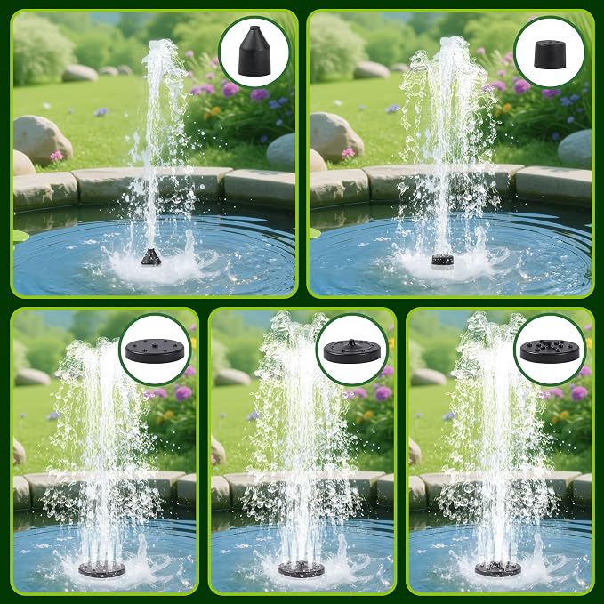 Solar Water Fountain for Bird Bath Solar Water Pump - Image 6