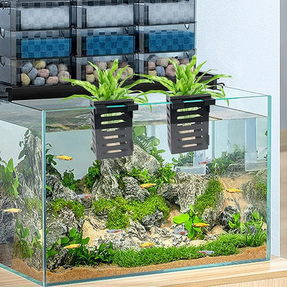 Aquarium Plant Holder 4 PCS Hanging Aquatic Plant Pot - Image 7