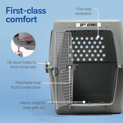 Petmate Sky Kennel IATA Airline Compliant Plastic Dog Crate - Image 5