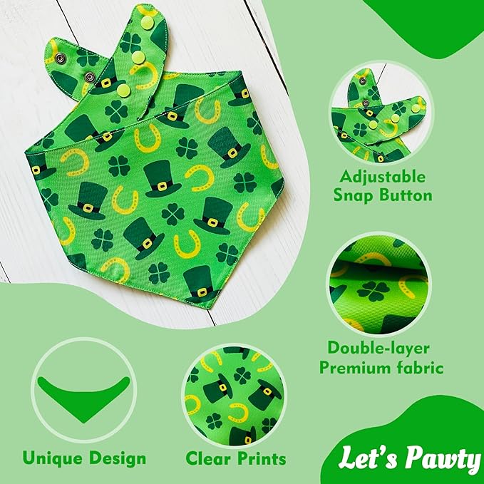 St. Patrick's Day Dog Bandanas - Image 5