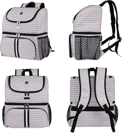 BAGLHER Pet Travel Bag, Double-Layer Pet Supplies Backpack, Pet Travel Backpack - Image 2