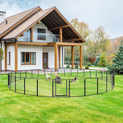 Dog Playpen Outdoor Extra Wide 32 Piece Panels Heavy Duty Dog Fence 40" Height - Image 5