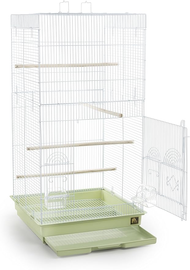 Prevue Pet Products SPECONO1818H-SG Tall Tiel Cage, Sage Green - Image 4