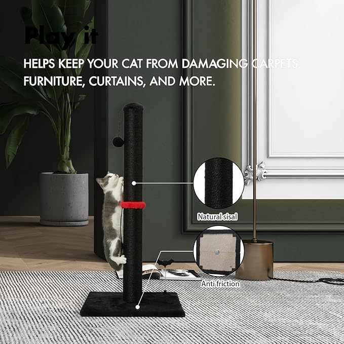 MECOOL Cat Scratching Post Premium Sisal Scratch Posts - Image 3
