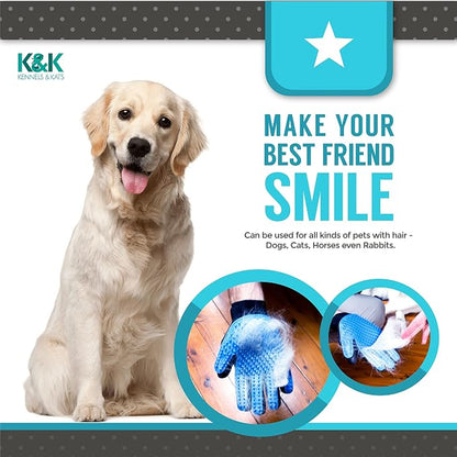 KENNELS & KATS Pet Grooming Gloves | Deshedding Glove - Image 5