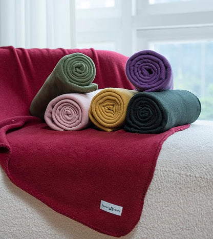 Fleece Throw Blanket Set Bulk for Travel Kids Outdoor Wedding Pet - Image 7