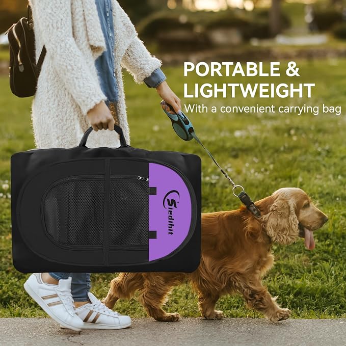 Dog Playpen, Puppy Pet Playpen, Dog Crate Tent Cage Indoor/Outdoor, Portable - Image 5
