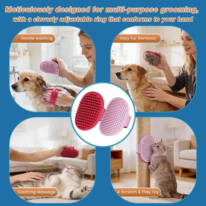 7-Piece Pet Grooming Kit with Storage Bag | Portable Bathing Set - Image 6