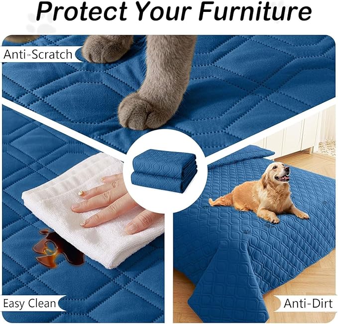 hyha Waterproof Dog Bed Blanket, Soft Pet Blankets, Waterproof Couch Cover - Image 5