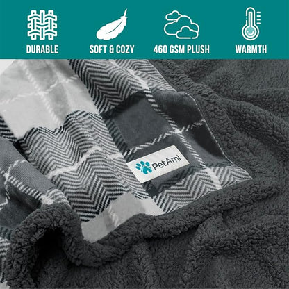 PetAmi Dog Blanket for Medium Large Dogs, Pet Bed Blanket Cat Puppy Kitten - Image 8