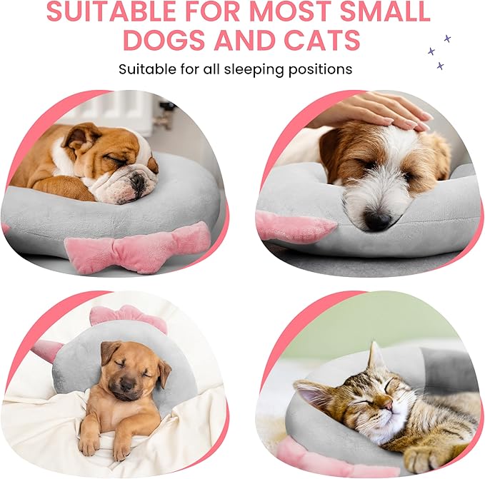 Dog Pillow - Soft Neck Pillows for Dogs, Washable Dog Calming Pillow for Better - Image 5