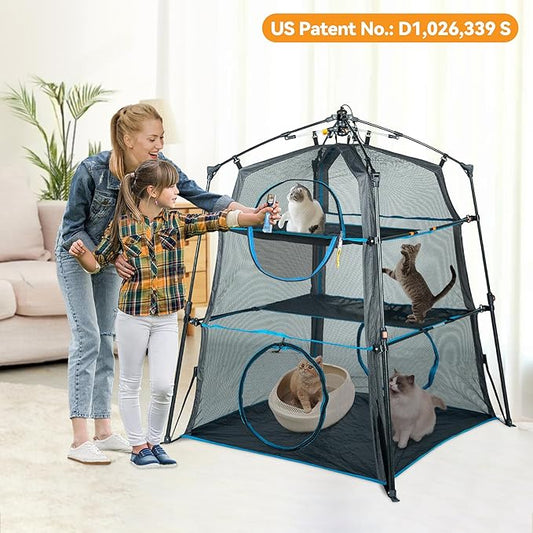 Cat Enclosure Kitten and Cat Tower Tent - Image 2