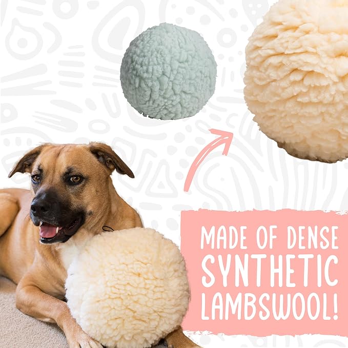 HuggleHounds Plush Ball Dog Toy - Image 4