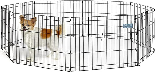 MidWest Homes for Pets Folding Metal Puppy / Dog Exercise Pen, Indoor/Outdoor by MidWestHomesForPets