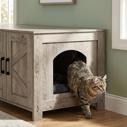Homhedy Cat Litter Box Enclosure - Image 8
