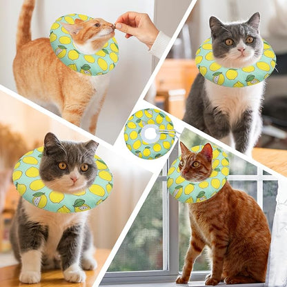 Cat Cone Collar Soft, Adjustable Cat Recovery Collars Kitten Cones to Stop - Image 7