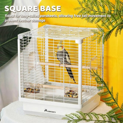 17.3" Portable Travel Bird Cage, Parrot Cage, Ample Room - Image 3
