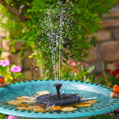 AISITIN 2.5W Solar Bird Bath Fountain Pump, Solar Fountain - Image 2