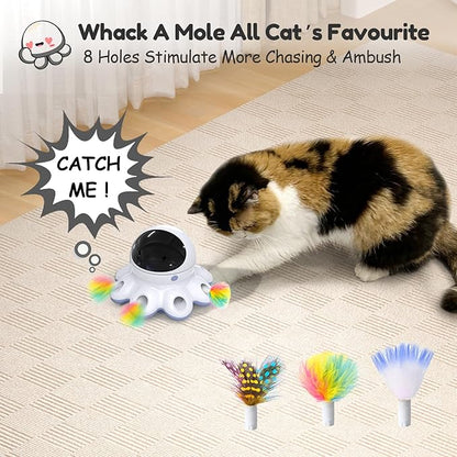 ORSDA Cat Laser Toy, 2-in-1 Interactive Automatic Motion Activated Moving 8 - Image 4
