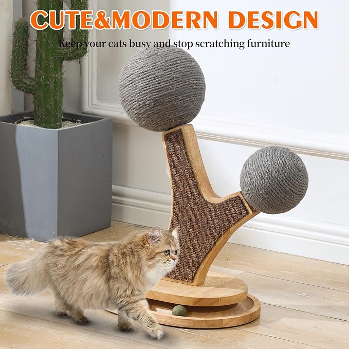 Tree-Shaped Cat Scratching Post - Image 6