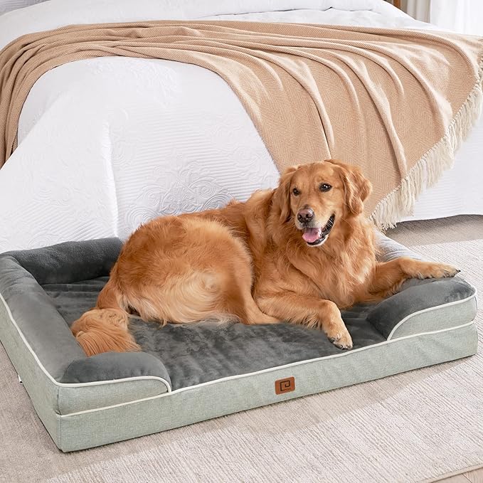 EHEYCIGA Orthopedic Dog Beds for Large Dogs, Waterproof Memory Foam Large Pet - Image 8