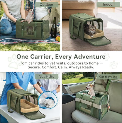 Petsfit 19x12x12 Pet Carrier for Large Cats, Soft-Sided Small Dog Travel Carrier - Image 8