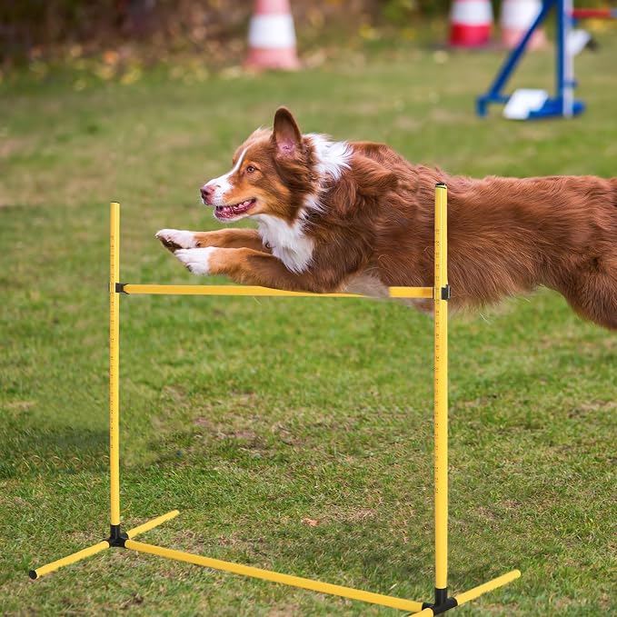 6 Pcs Dog Agility Training Equipments Dog Agility Jumps Hurdles Adjustable - Image 6