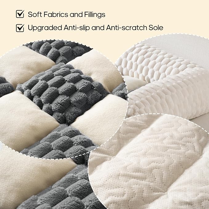 Calming Dog Bed Mats, Thick Flannel Mat - Image 2
