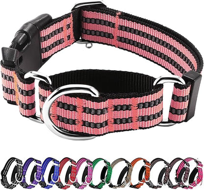 Hikiko Martingale Dog Collars Reflective Nylon Dog Collar by Hikiko