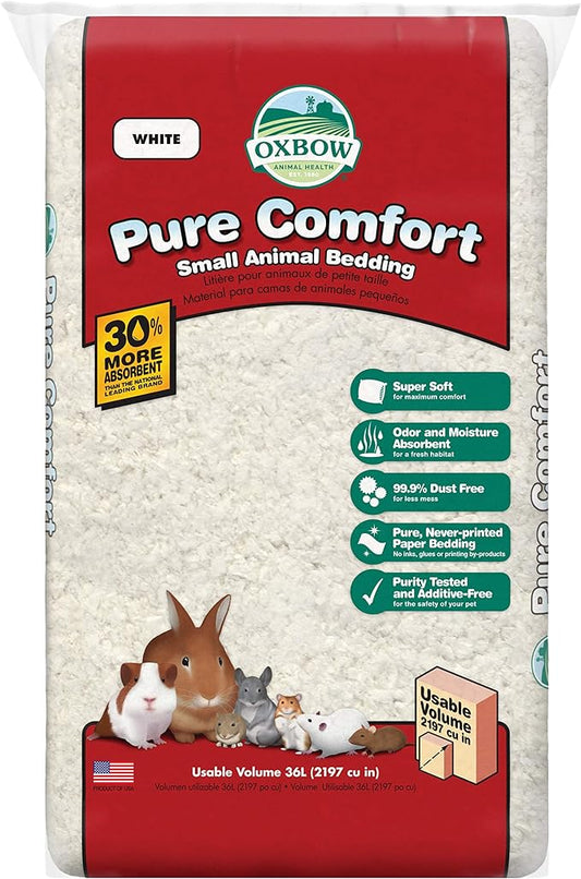 Oxbow Pure Comfort Small Animal Bedding, Odor & Moisture Absorbent Litter by OxbowAnimalHealth