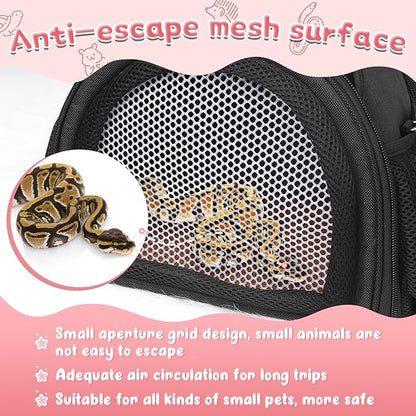 YUDODO Hamster Carrier Guinea Pig Carrier Bag Small Animal Sugar Glider Pouch - Image 4