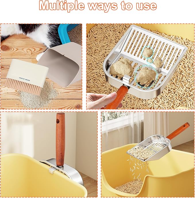 Stainless Steel Cat Litter Scoop - Image 6