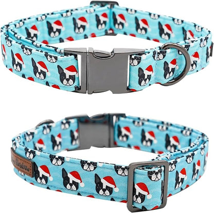 Dog Collar, Christmas Dog Collar Plaid Pet Collar Bow Holiday Bows Girl Boy - Image 4