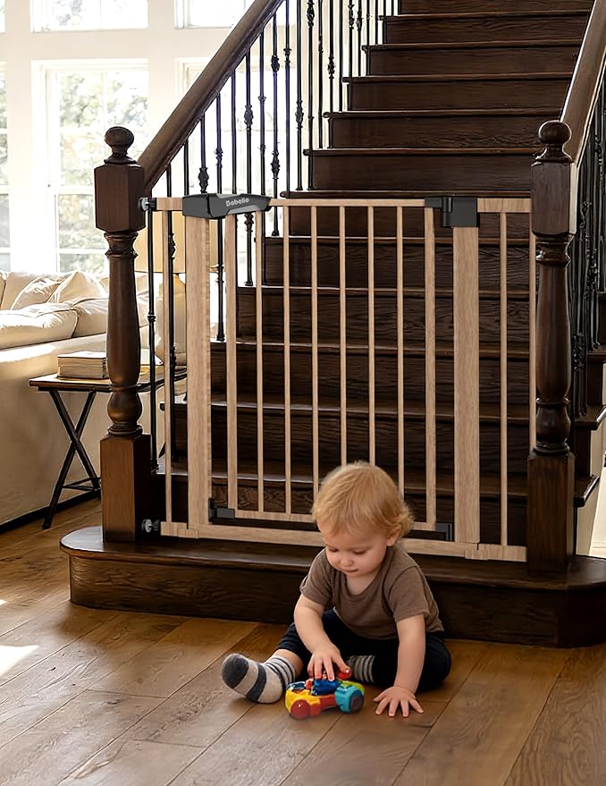Mom's Choice Award Winner-BABELIO 26-40" Metal Baby Gate - Image 2