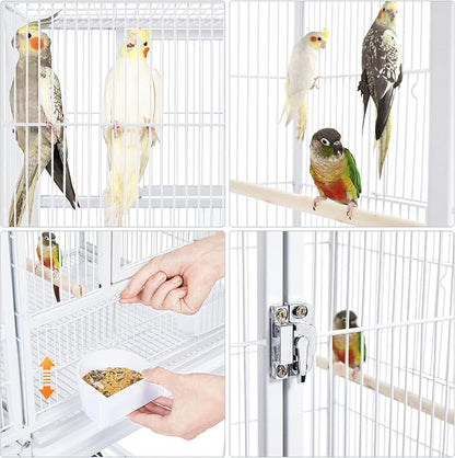 Yaheetech Stackable Divided Breeder Breeding Parakeet Bird Cage - Image 5