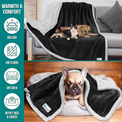 PetAmi Dog Blanket for Medium Large Dogs, Pet Bed Blanket Cat Puppy Kitten - Image 5