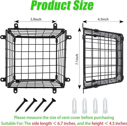 Dryer Vent Cover Guard Outside, Dryer Exhaust Vent Cover Bird Guard Protector - Image 2